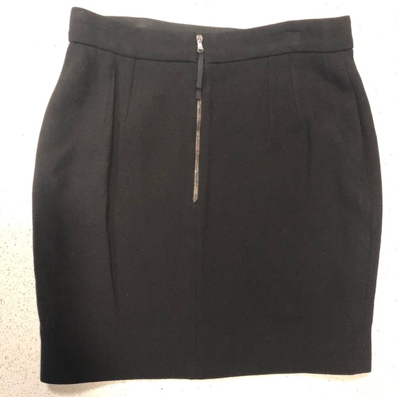 D&G Black Fitted Mini Pencil Skirt SZ 42 6 4